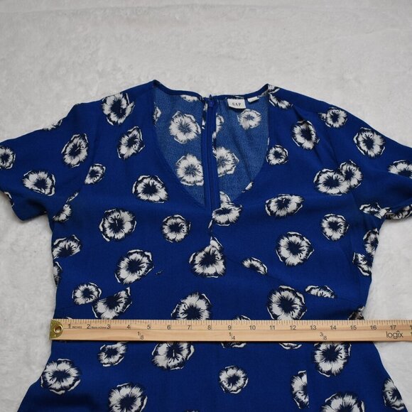 GAP Floral Babydoll Dress Sz 8 Retro 90s Cottagecore Prairie Boho Sundress Party - Picture 12 of 16